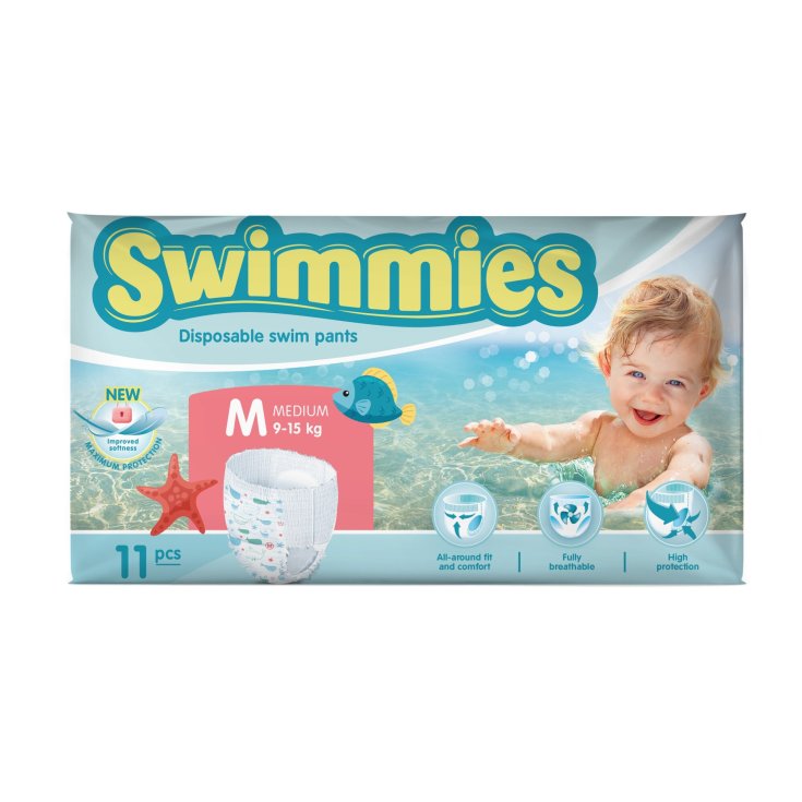 Swimmies Swim Pants Medium 11 Pezzi