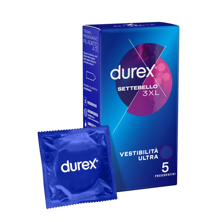 Settebello 3XL Vestibilità Ultra Durex 5 Pezzi