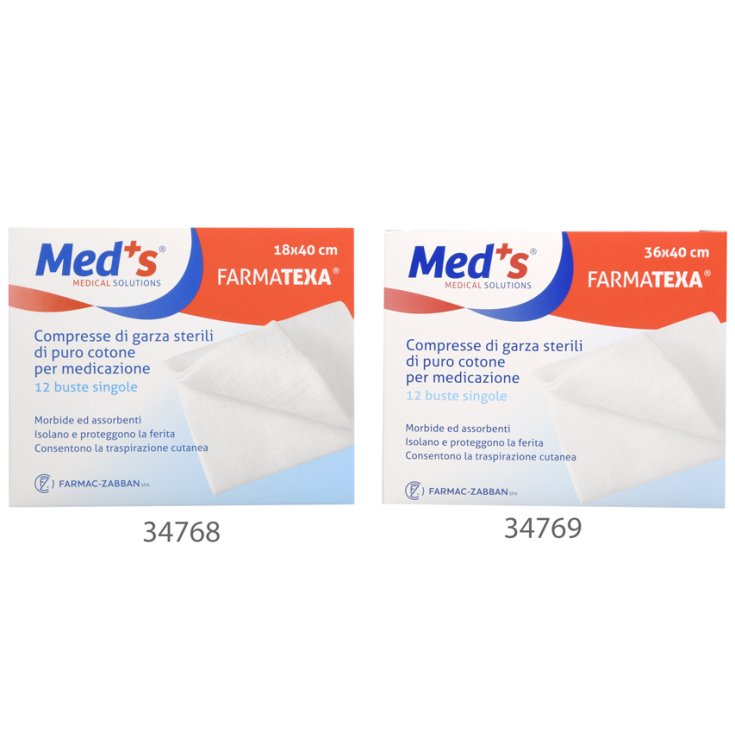 Med's Farmatexa Garza 18x40cm 12 Pezzi
