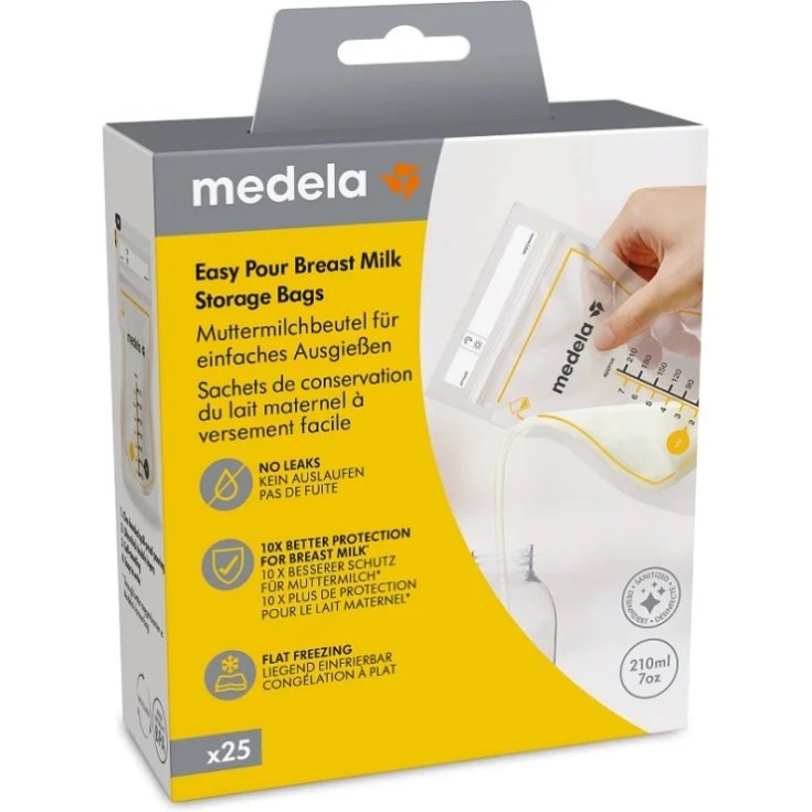 Sacche di Conservazione Latte Materno Medela 25 Pezzi