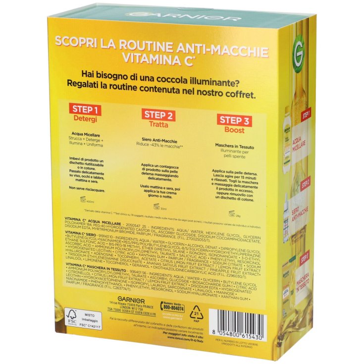 Vitamina C Routine Anti-Macchie Garnier Cofanetto