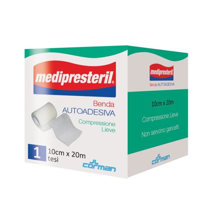 Medipresteril Benda Autoadesiva 10x20 Corman 1 Pezzo