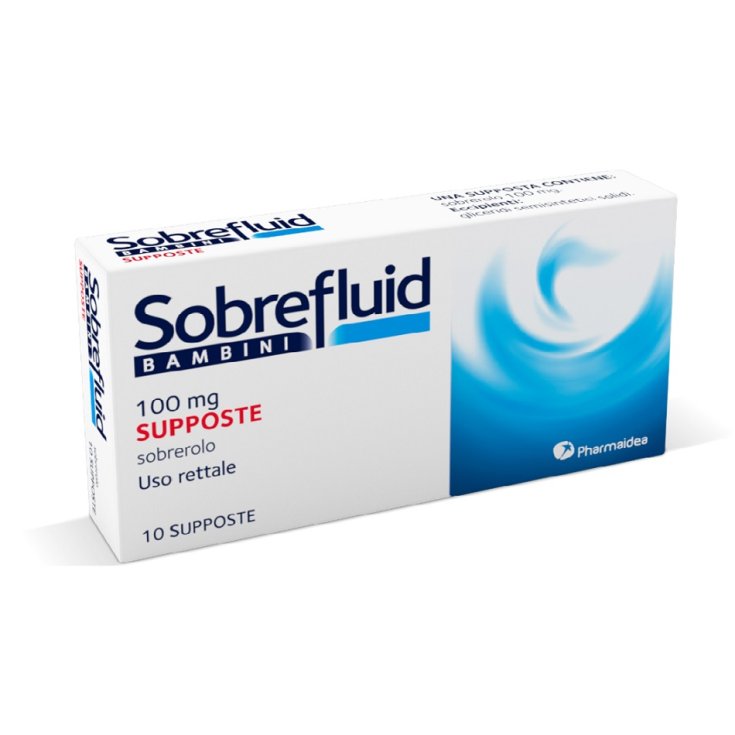 Sobrefluid Supposte Bambini 100 mg Pharmaidea 10 Supposte