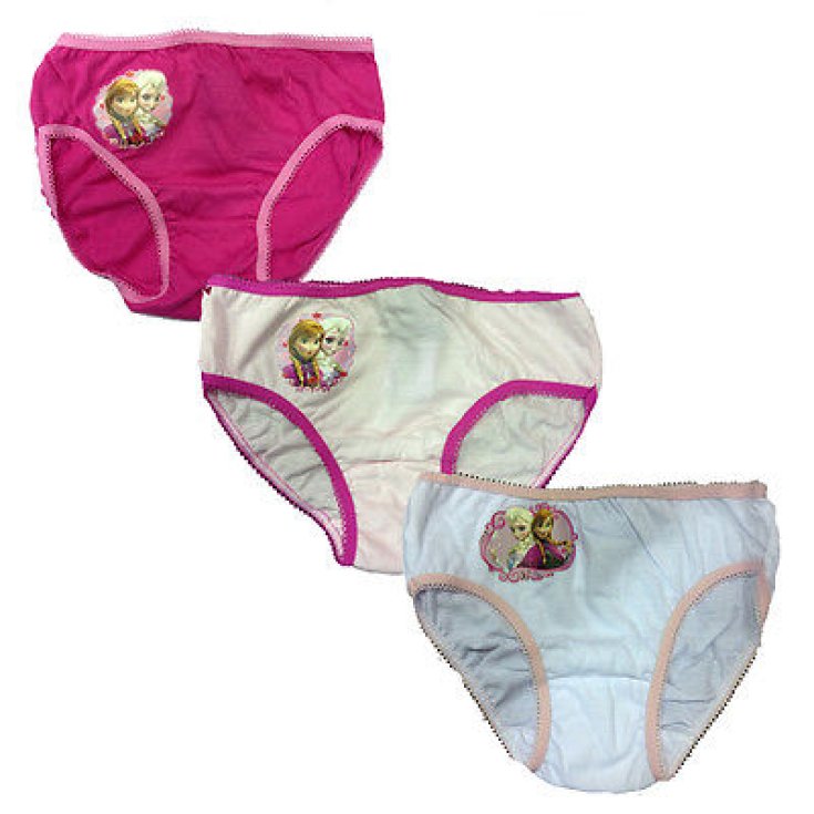 Tris slip mutandina bimba bambina Disney Frozen 2-3 anni
