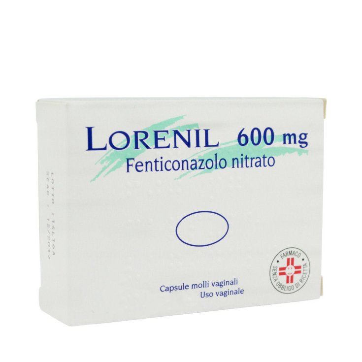 Lorenil 600mg Capsule Molli Vaginali 1 Capsula