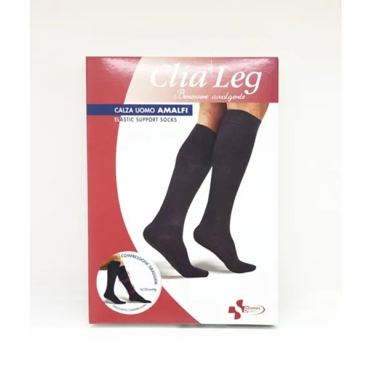 Clia Leg Uomo 16-20mmHg Nero Tg.M - Farmacia Loreto