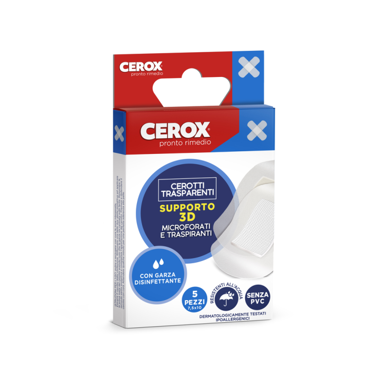 Cerotti 3D Trasparenti Super Cerox 5 Pezzi