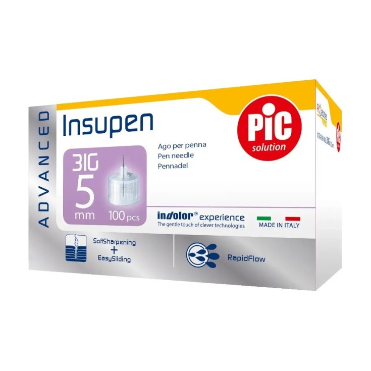 Insupen Advanced 31G x 5mm PIC 100 Pezzi
