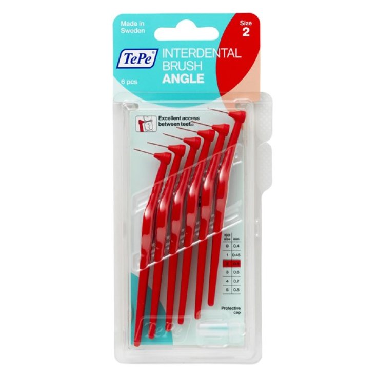 Scovolino Angle™ Rosso 0,5 Tepe 6 Pezzi