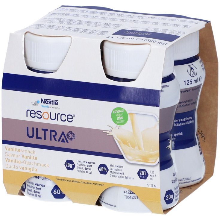 Resource ULTRA+ Vaniglia 4x125ml