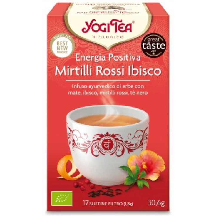 Yogi Tea Energia Positiva Arandanos Hibisco 17 X 1
