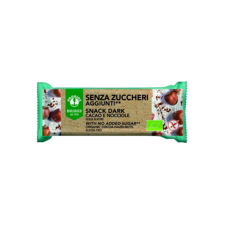 Snack Dark Cacao e Nocciole Probios 25g