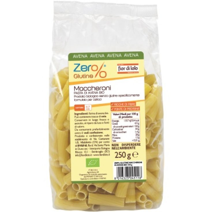 Zer%Glutine Maccheroni Di Avena Fior Di Loto 250g