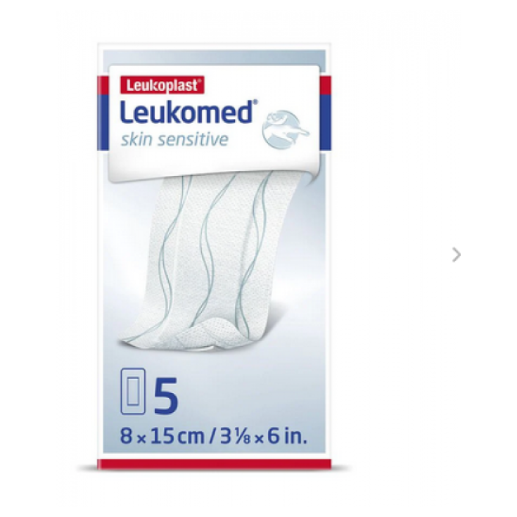 Leukomed Skin Sensitive 8x15cm Leukoplast 5 Medicazioni