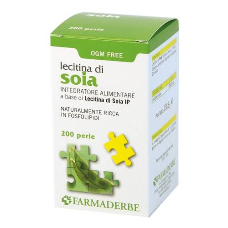 Lecitina di Soia Farmaderbe 200 Perle