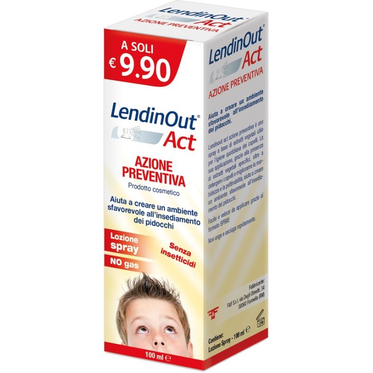 LendinOut Act Azione Preventiva Pidocchi Spray 100ml