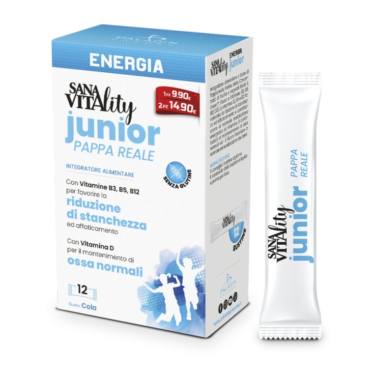 SanaVitality Junior Energia Paladin Pharma 12 Bustine