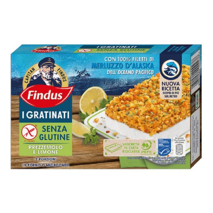 i Gratinati Senza Glutine Merluzzo d'Alaska Findus 380g