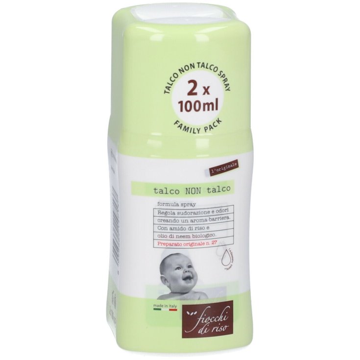 Talco Non Talco Family Pack Fiocchi di Riso 2x100ml