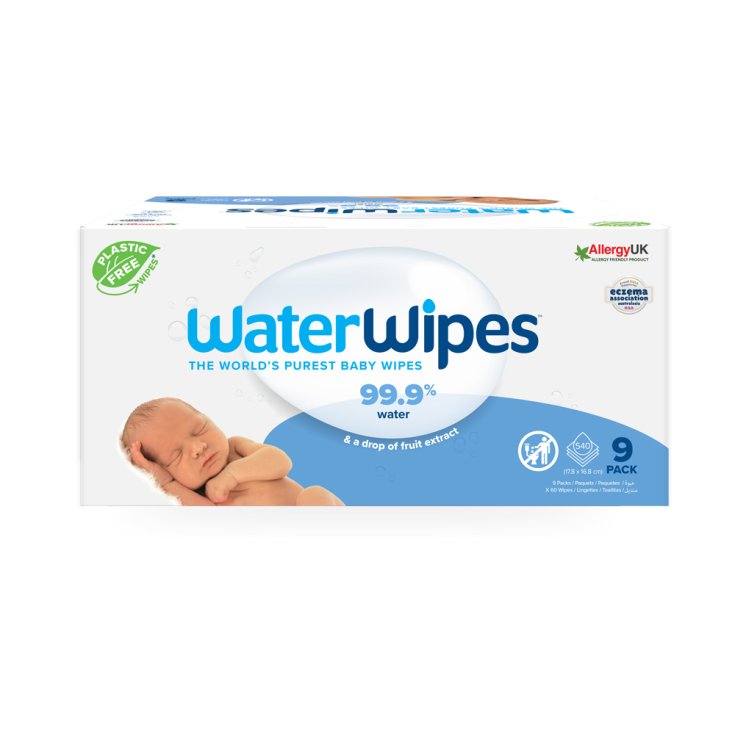 Salviette Bio WaterWipes® 9x60 Pezzi