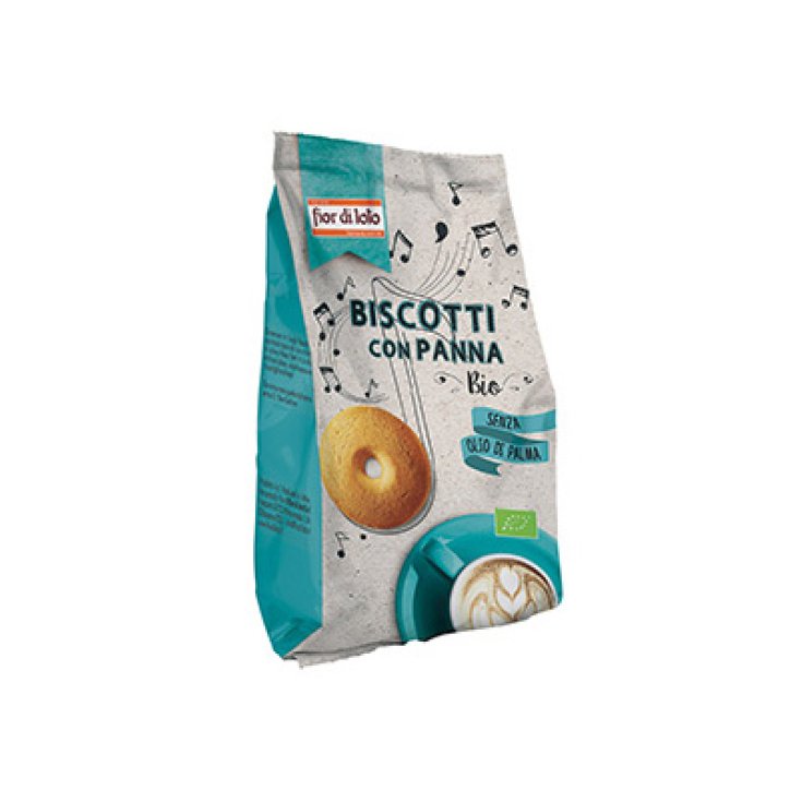 Il Fior Di Loto Biscotti Con Panna Biologici 350g