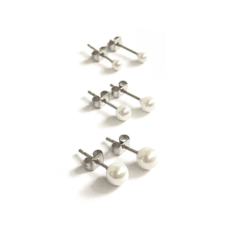 Tris di Orecchini di Perle Argento MyLovly