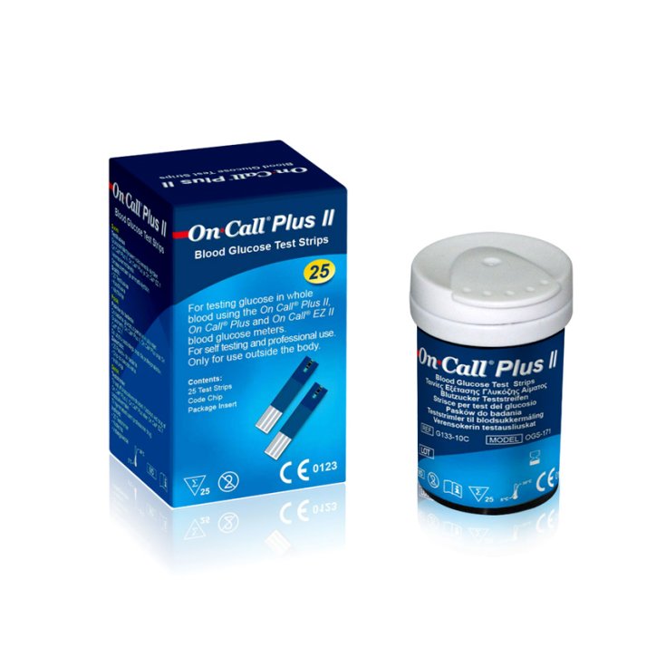 STRISCE GLU ONCALL PLUS II 25P