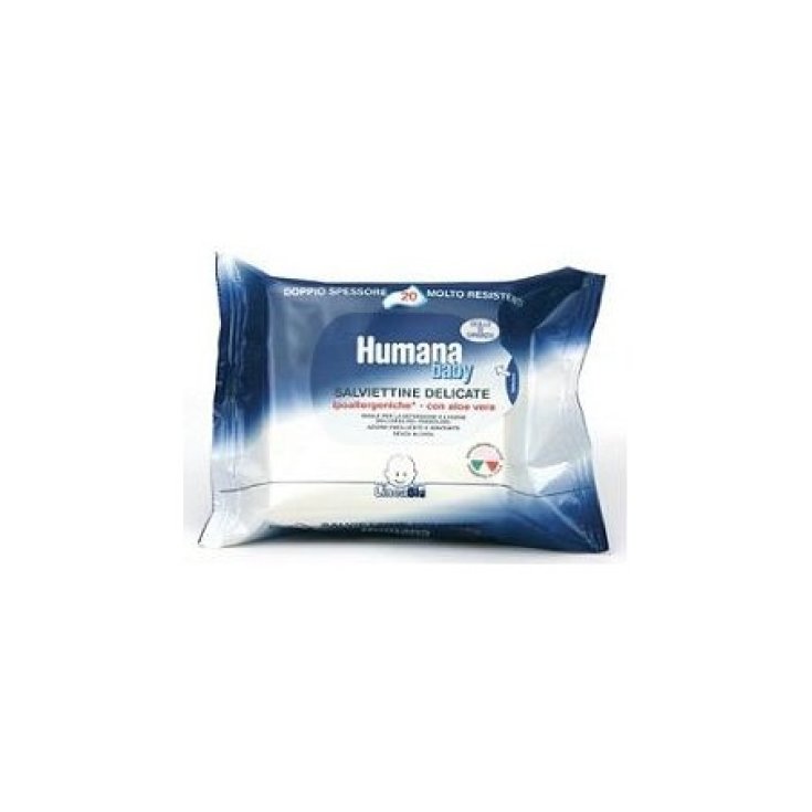 Salviettine Delicate Humana Baby 20 Salviette