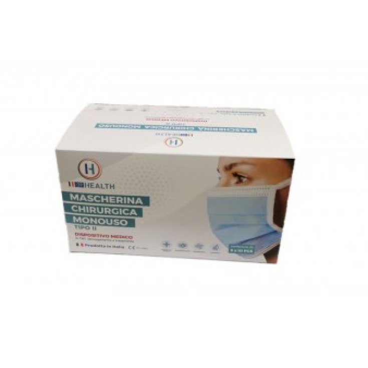 MASCHERINA CHIRURGICA MONOUSO TIPO II ITALHEALTH 50 Pezzi