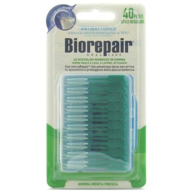 Scovolini Monouso In Gomma Regular BioRepair 40 Pezzi