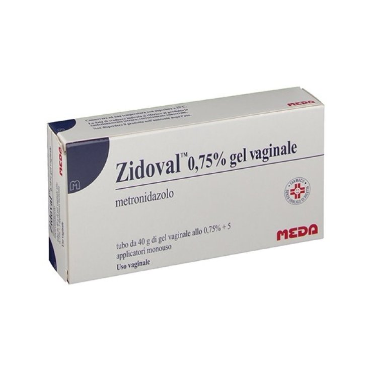 Zidoval 0,75% Gel Vaginale Meda 40g 5 Applicatori Monouso