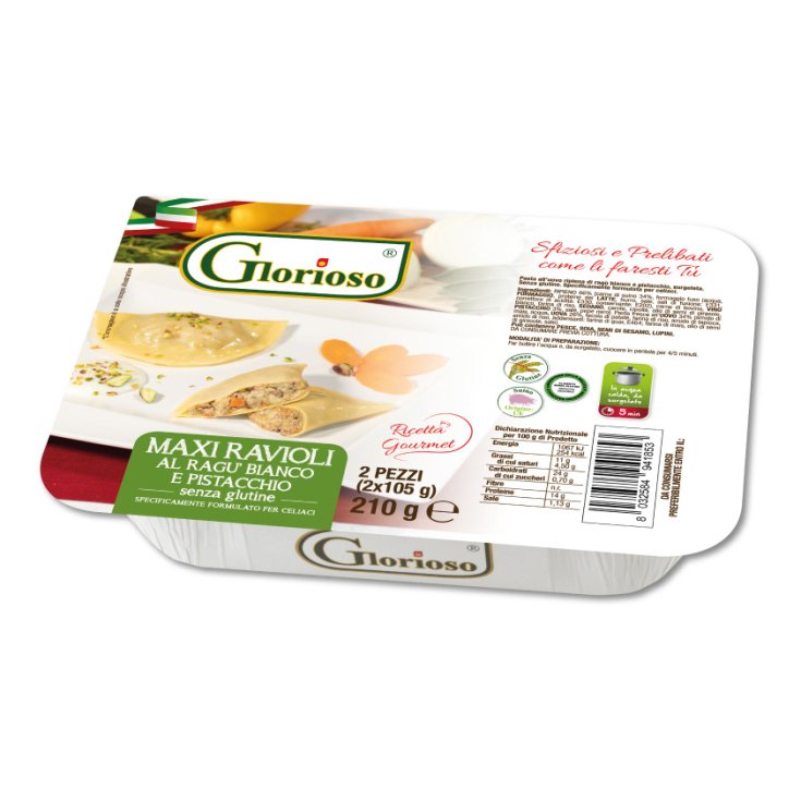 Maxi Ravioli Ragu' Bianco/Pistacchio Glorioso® 210g