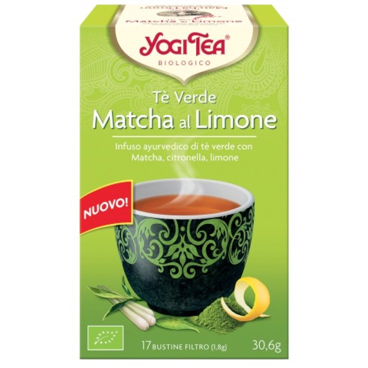 Yogi Tea Te Verde Matcha Limon 17 Filtros X 1,8g