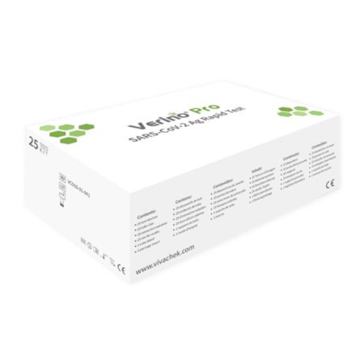 VERINO PRO Test Antigenico Rapido SARS-CoV-2 AG 25 Test