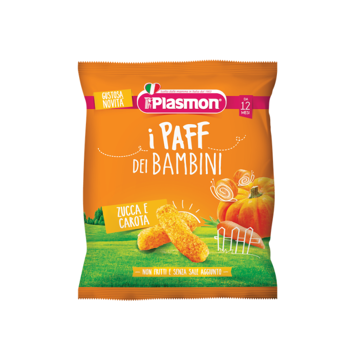 I Paff Dei Bambini Gusto Zucca E Carota Plasmon 15g