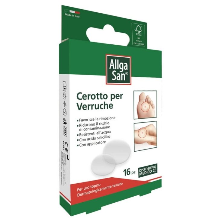 Cerotto Verruche Allga San 16 Pezzi