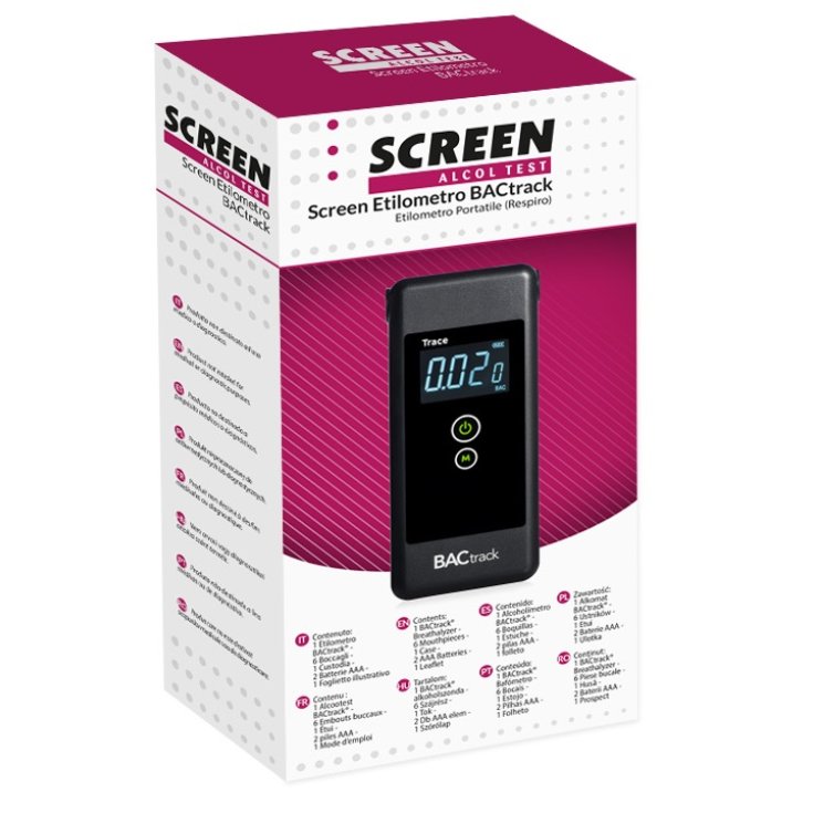 SCREEN ALCOL TEST BACTRACK