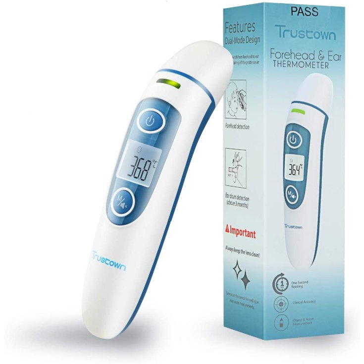 Trustown Termomentro Frontale E Auricolare 1 Pezzo