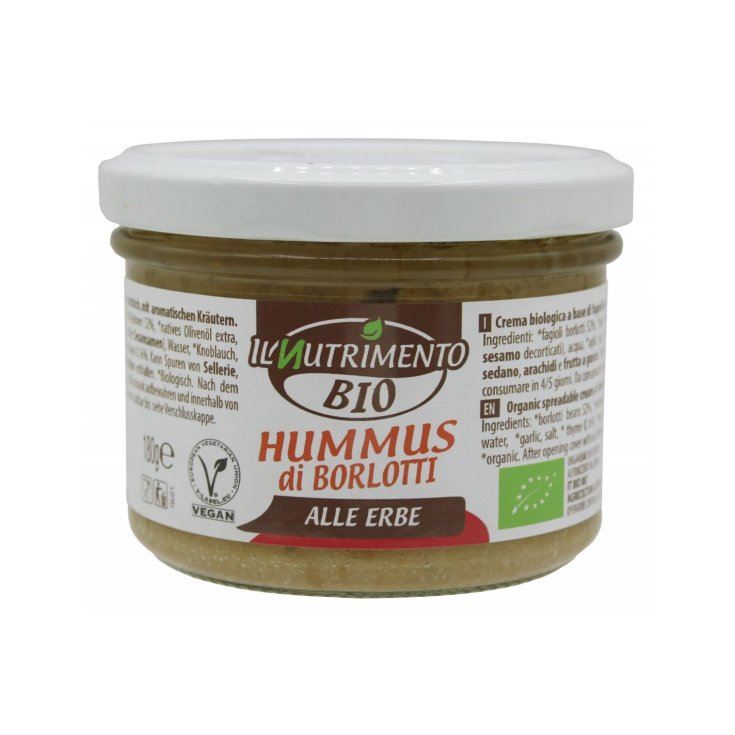 Il Nutrimento Hummus Di Borlotti Alle Erbe 180g