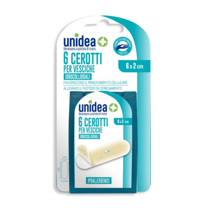 CEROTTI PER VESCICHE unidea 6x2cm 6 Cerotti