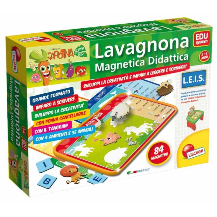 Lisciani Giochi Carotina Lavagnona Magnetica Didattica