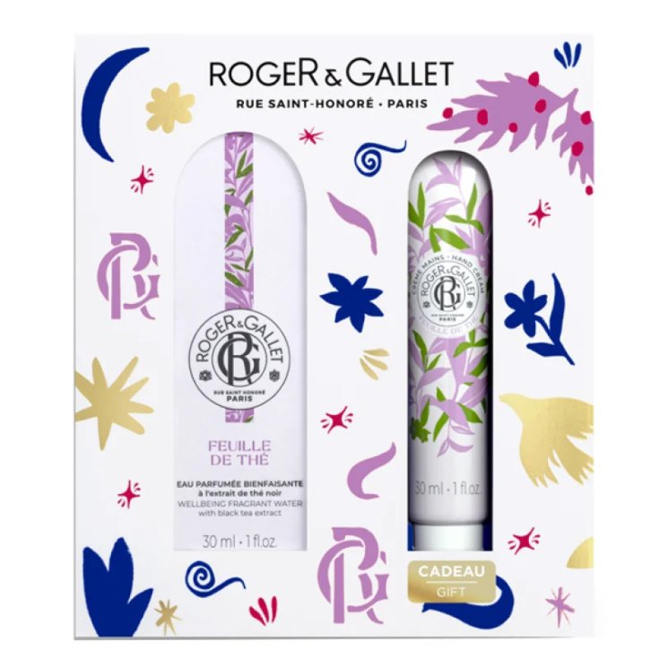 Set Natale Feuille De Thé+Crema Mani Roger&Gallet