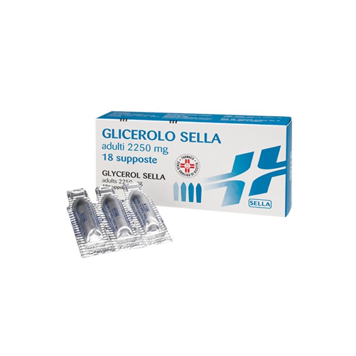 Sella Glicerolo 2250mg Lassativo Per Adulti 18 Supposte