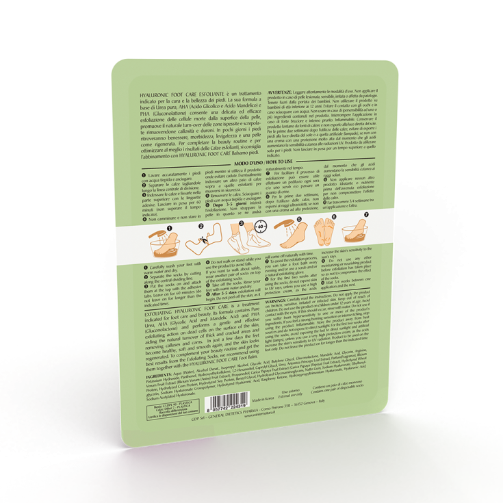 Calze Esfolianti Hyaluronic Foot Care Winter®