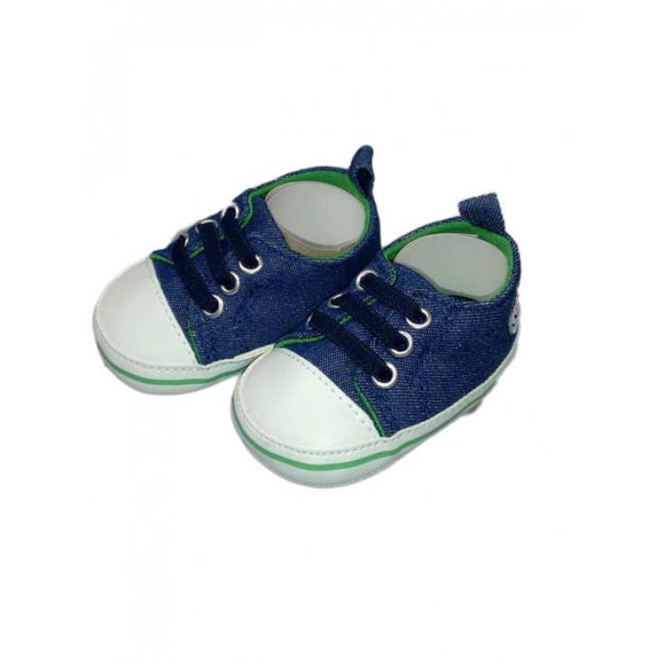 Scarpina scarpa Pastello bimbo neonato jeans 17