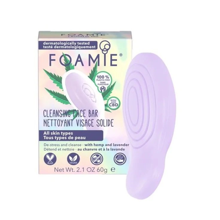Cleansing Face Bar Canapa & Lavanda Foamie® 60g