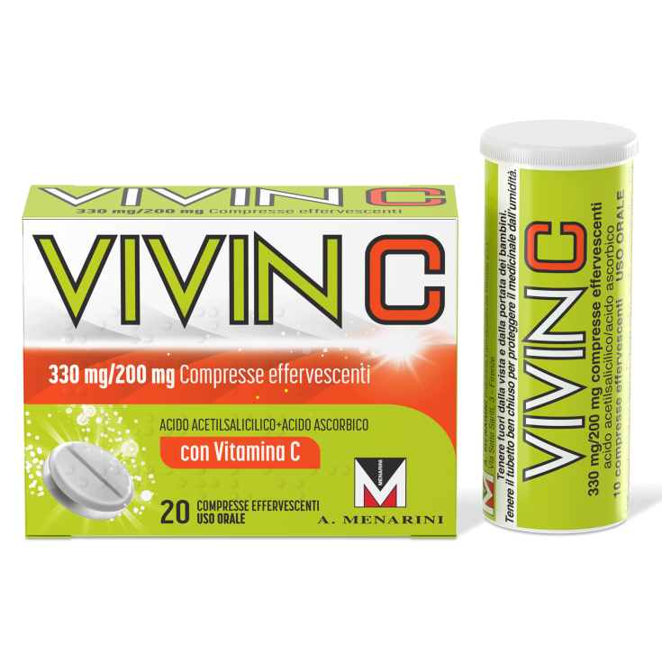 Vivin C 330mg+200mg Menarini 20 Compresse Effervescenti