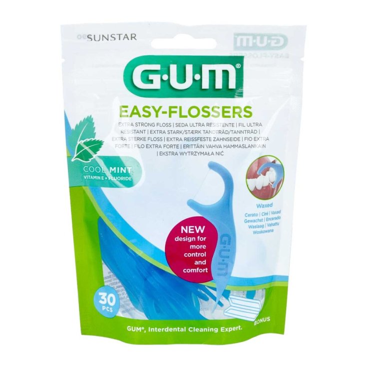 Sunstar Easy Flossers GUM 30 Pezzi