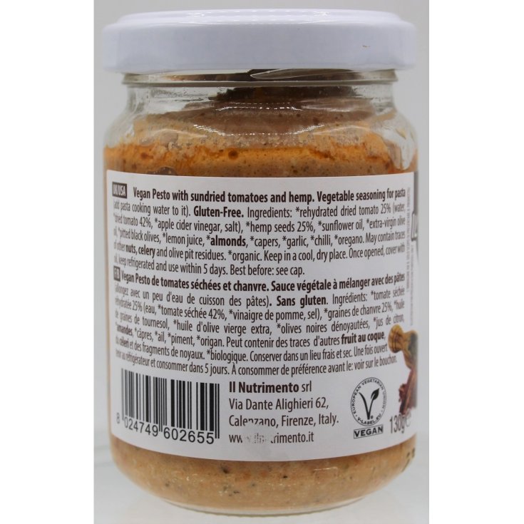 Il Nutrimento Pesto Canapa E Pomodori Secchi 130g