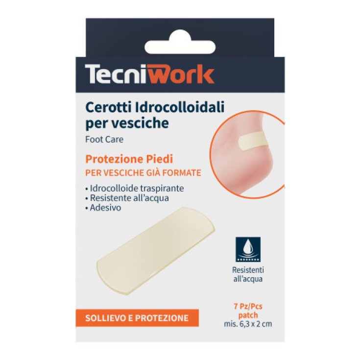 Cerotti Idrocolloidali TecniWork 7 Pezzi